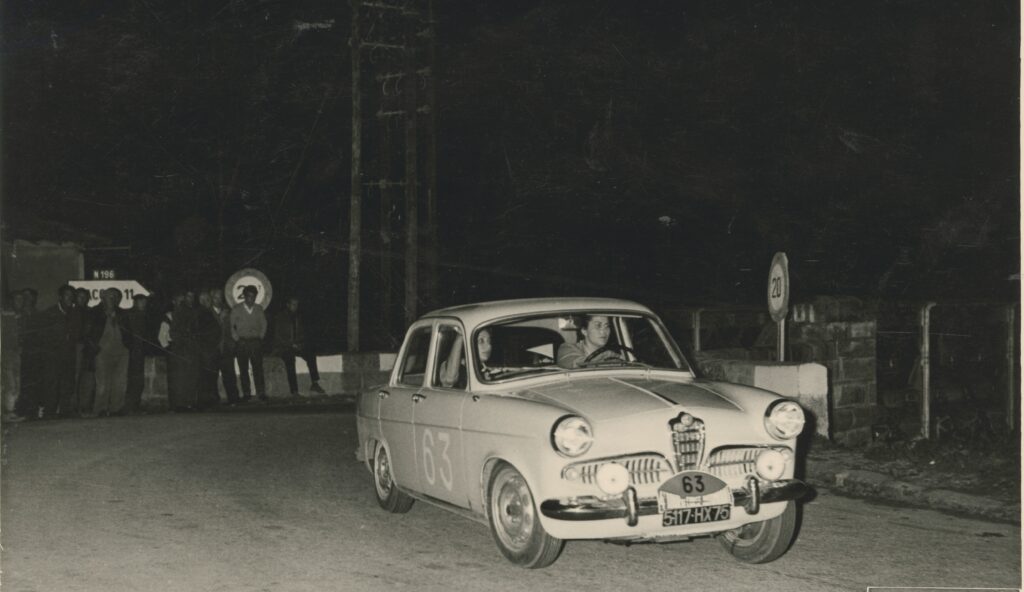 Tour de Corse, 1959: Ada Pace and Luisette Texier driving