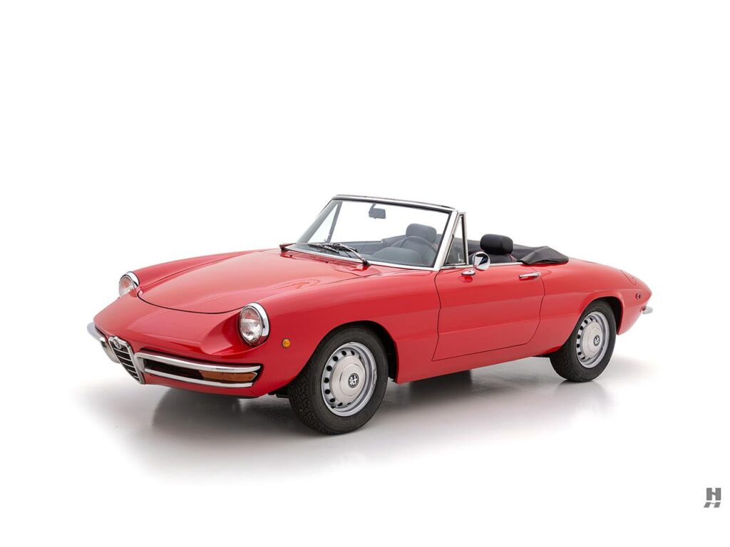 red Alfa Romeo 1600 Spider 1965