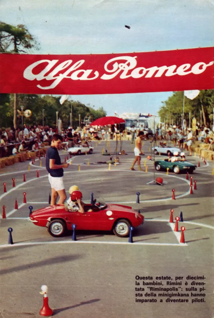 Alfa Romeo Spider kid rally