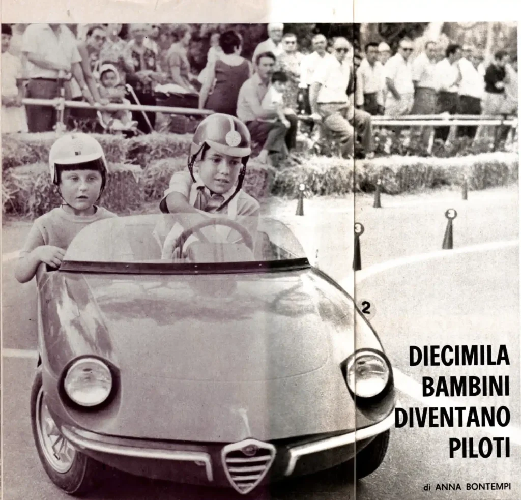Alfa Romeo Spider kid rally bambino