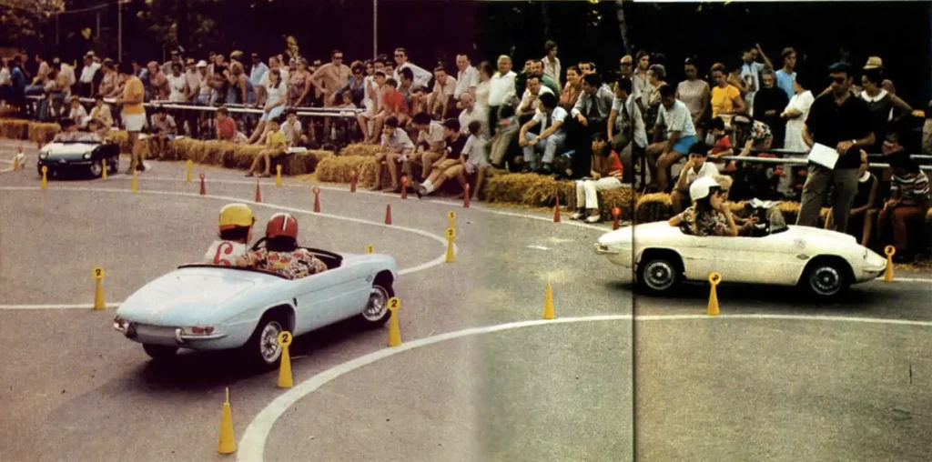 Alfa Romeo Spider kid rally
