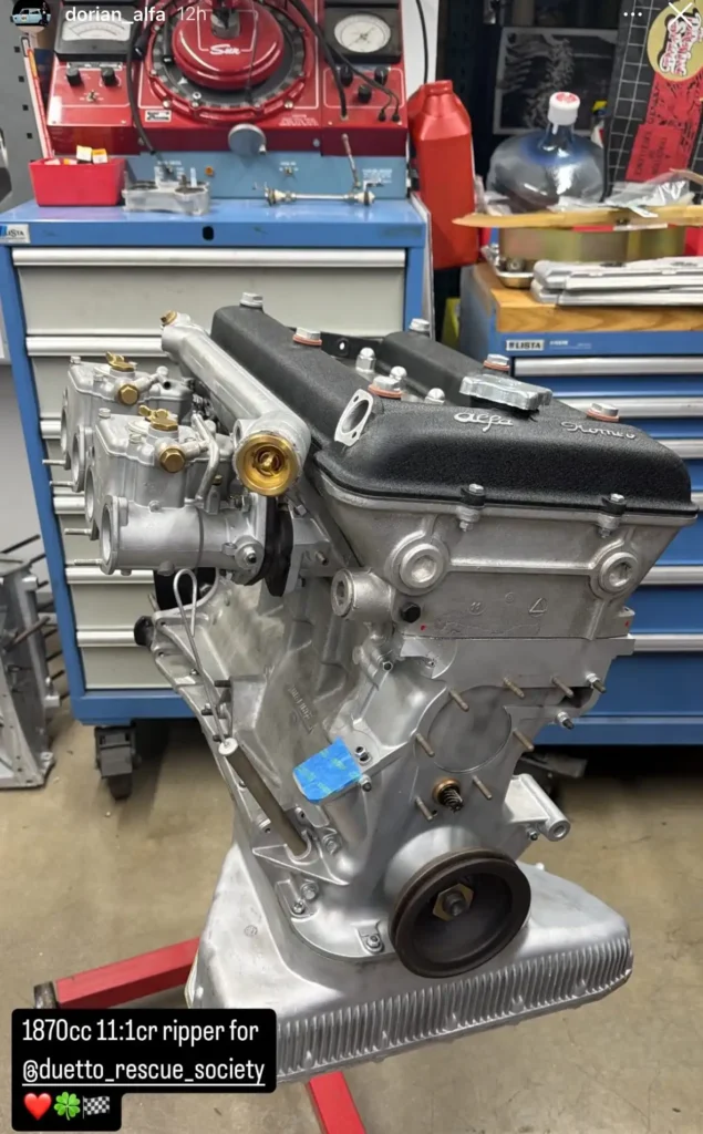 Alfa Romeo Spider Odette 1750 Engine Build from Dorian